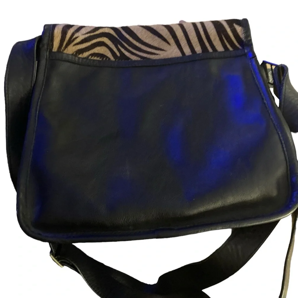Calf Hair & Leather Purse/Bag Unbranded Vintage Animal/Zebra‎ Print